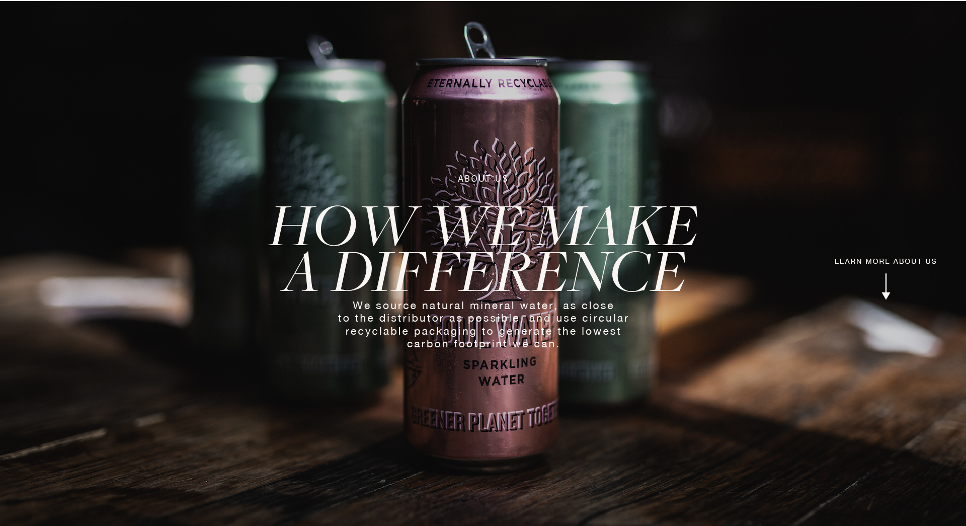 Sustainable water packaging